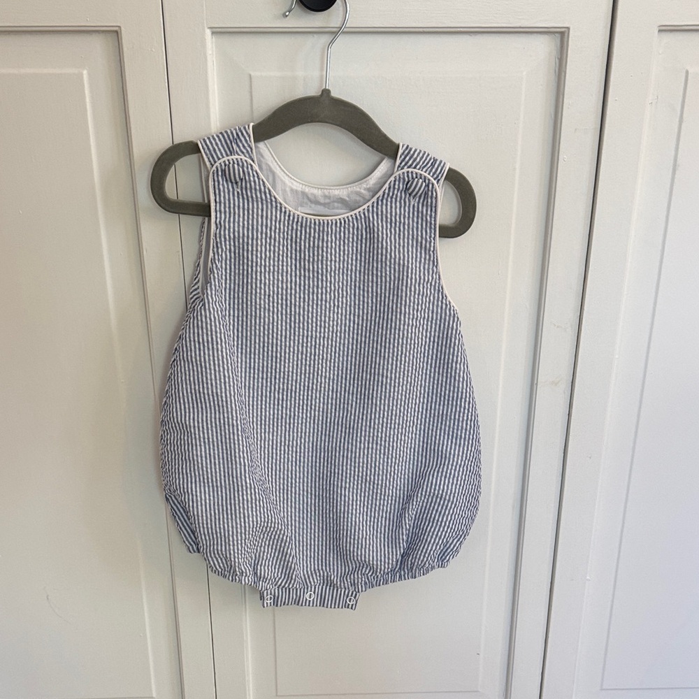 Lil Cactus Seersucker Romper size 18-24 m